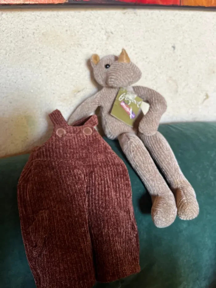 Peluche rhinocéros Anna club plush neuve - photo numéro 7