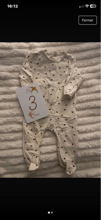 Pyjama coccinelle bebe