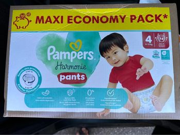 Couches culottes pants Pampers harmonie taille 4