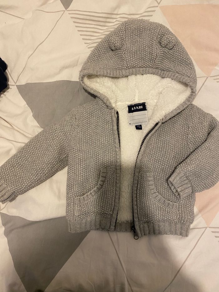 Gilet/veste polaire grise