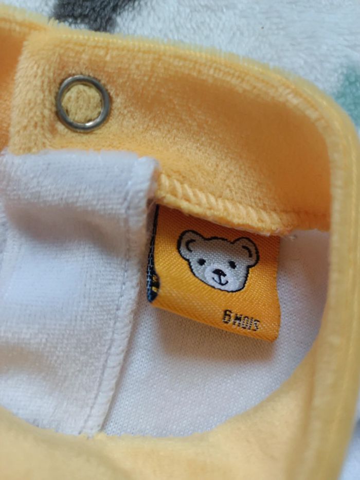 Pyjama blanc jaune chat - photo numéro 3