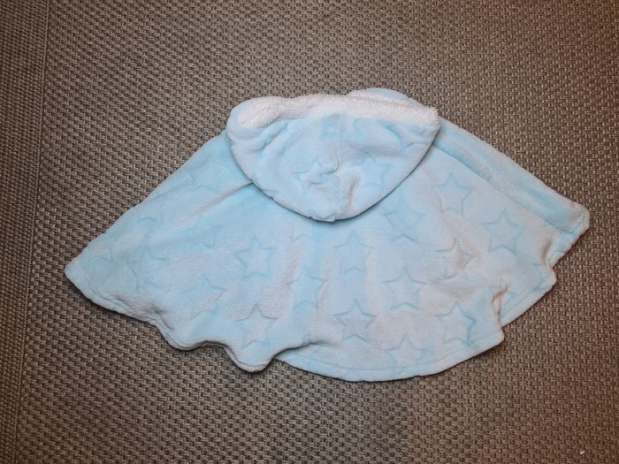 Poncho robe de chambre turquoise fille - 5 ans - photo numéro 8