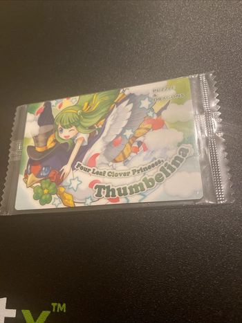 Puzzle et Dragons Wafer  Thumbelina VI 03 N Sealed