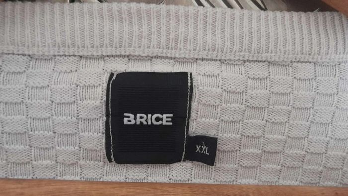 Pull carreaux blanc - photo numéro 3