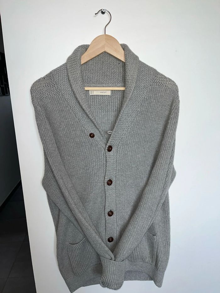 Gilet homme celio gris clair M