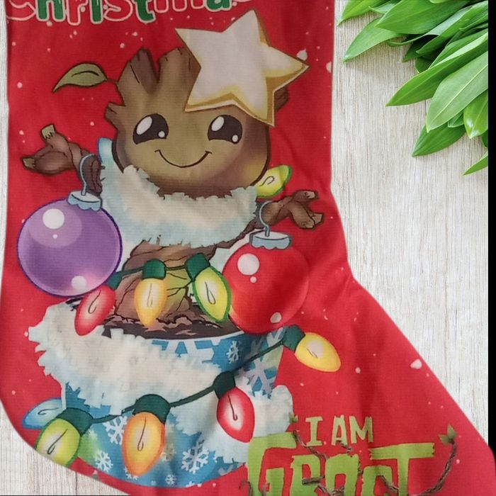Chaussette botte de Noël groot marvel - photo numéro 2