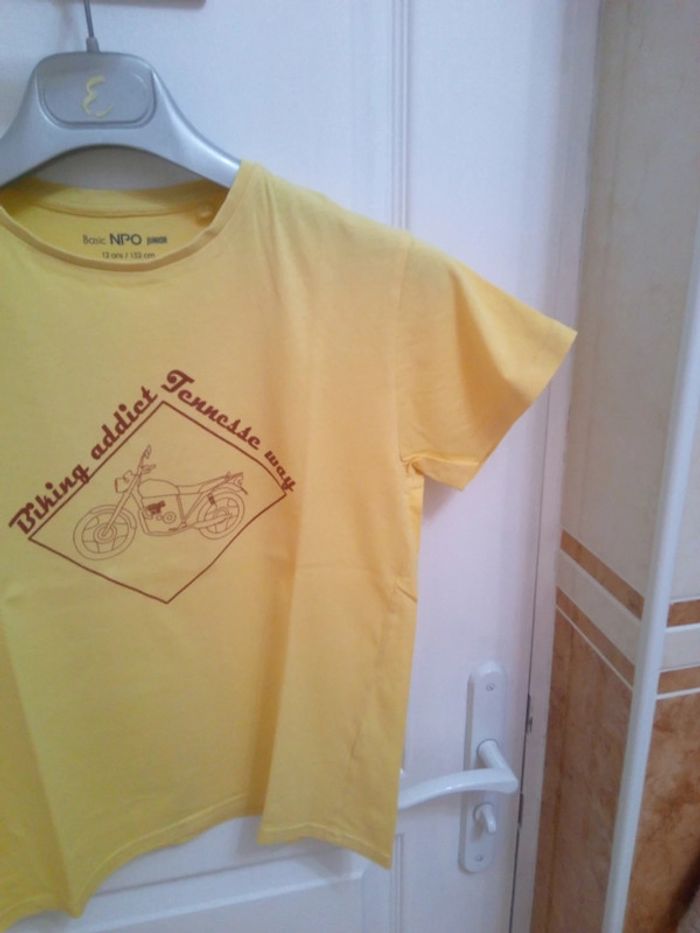 Tee-shirt jaune T.12 ans - NPO - photo numéro 6