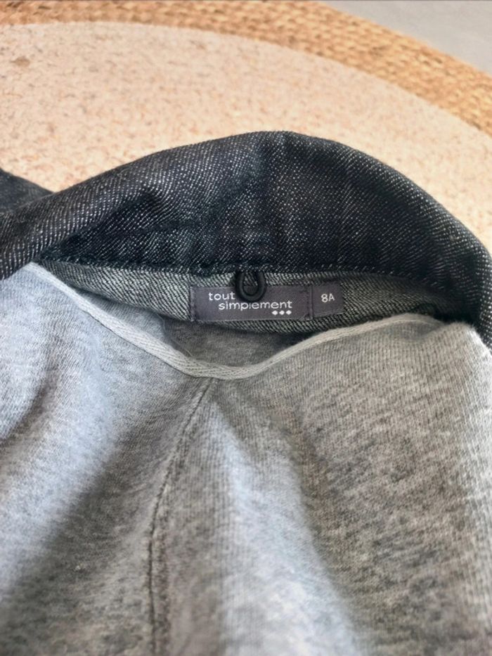 Veste en jean avec gilet 6/8 ans - photo numéro 3