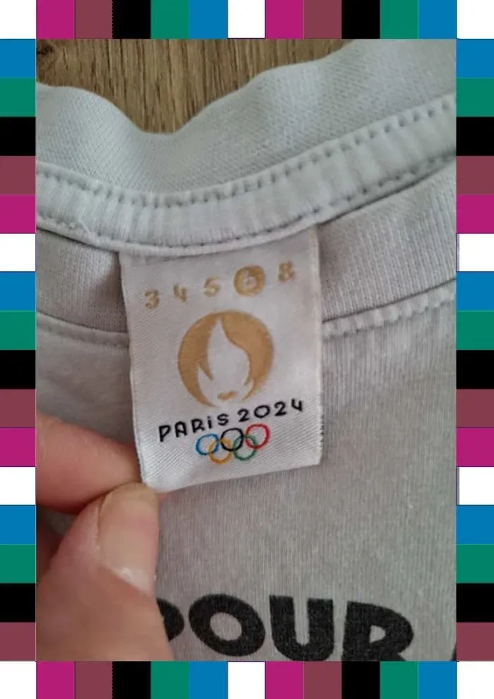 Tee-shirt  JO paris 2024 - photo numéro 2