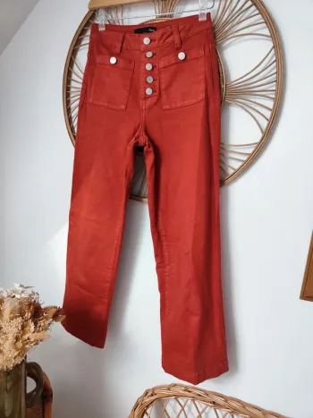 Pantalon jambes larges