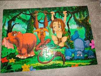 Puzzle 104 pièces Tarzan complet