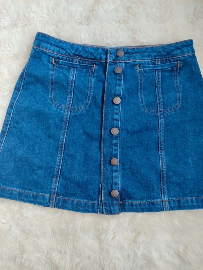 Jupe en jean Topshop