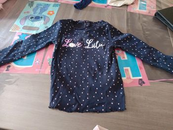 Tee-shirt manche longue 4 ans lulu castagnette