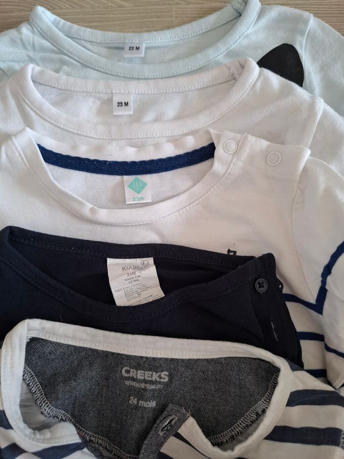 Lot tee-shirts manche longue 2ans - photo numéro 7