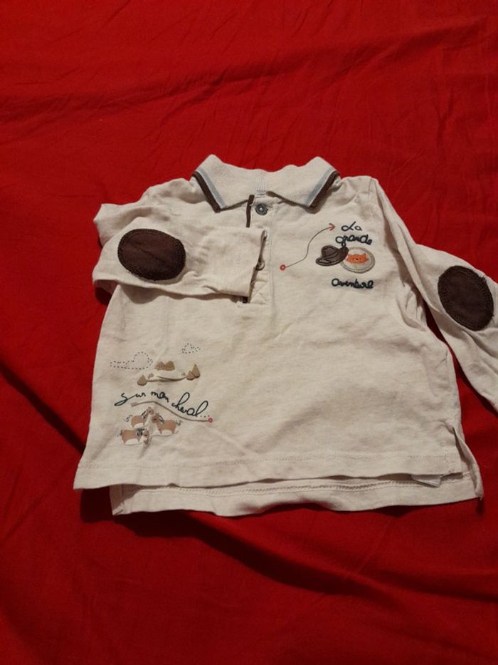 Lot salopette et tee-shirt taille 3 mois - photo numéro 4