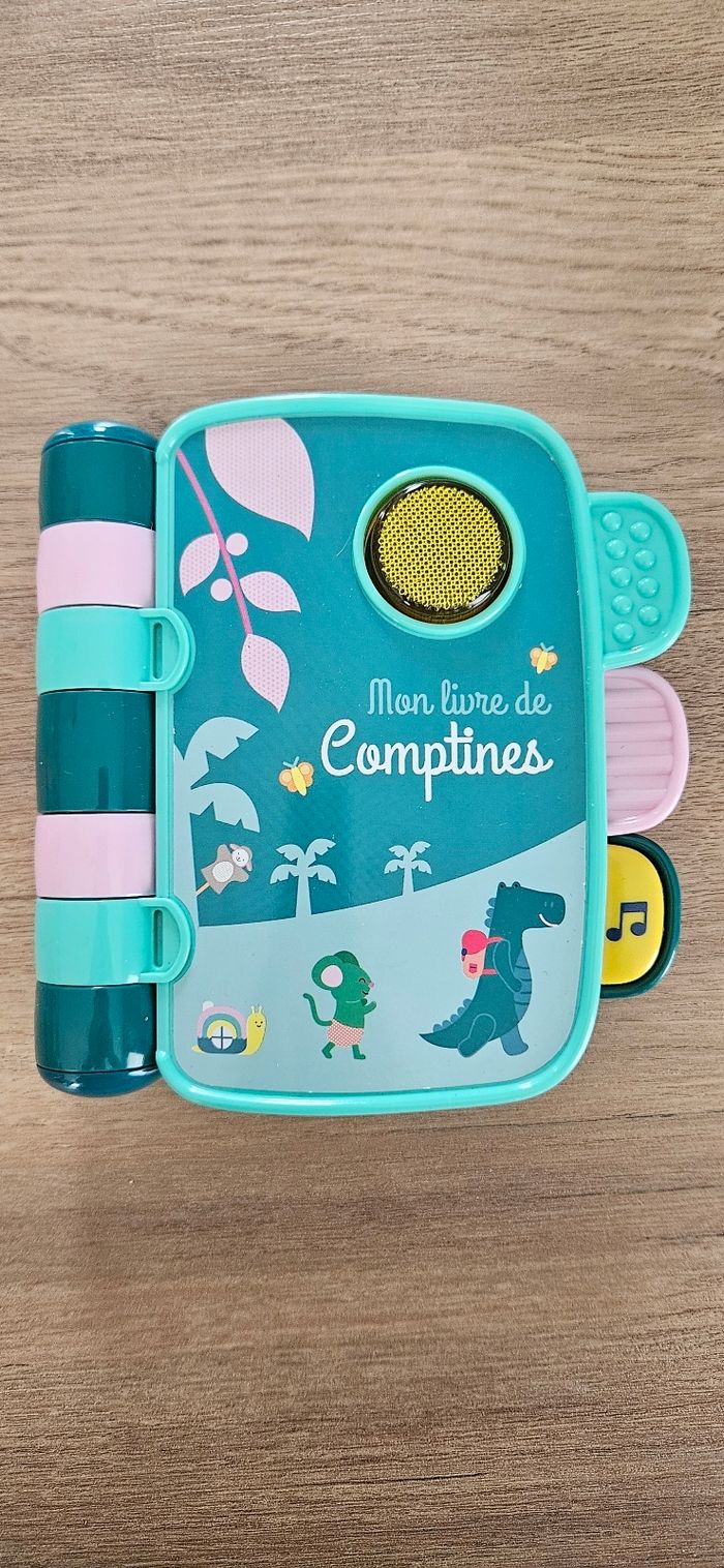 Livre de comptines musical  bébé