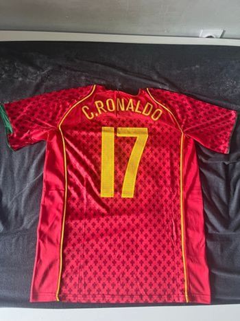 Maillot rétro Portugal 2004 🇵🇹 Ronaldo n°17