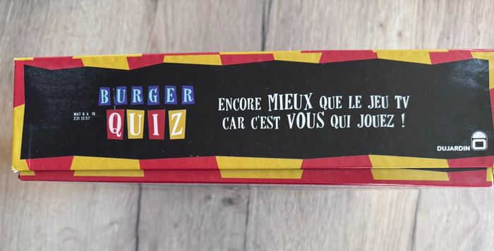 Jeux burger quiz Dujardin neuf - photo numéro 14