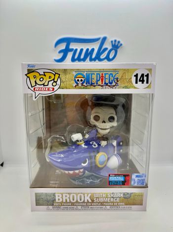 Funko Pop One Piece Brook With Shark Submerge 141 Fall Convention 2025