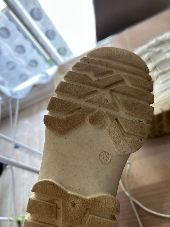 Bottes de neige blanche t38/39 - photo numéro 5