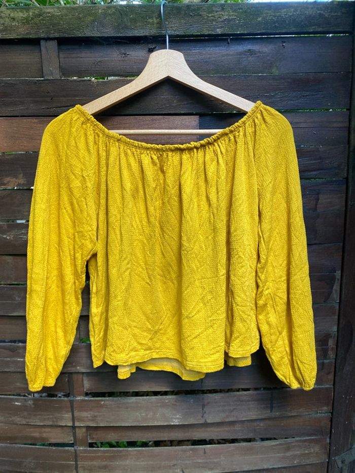 Jolie blouse jaune d’or - photo numéro 4
