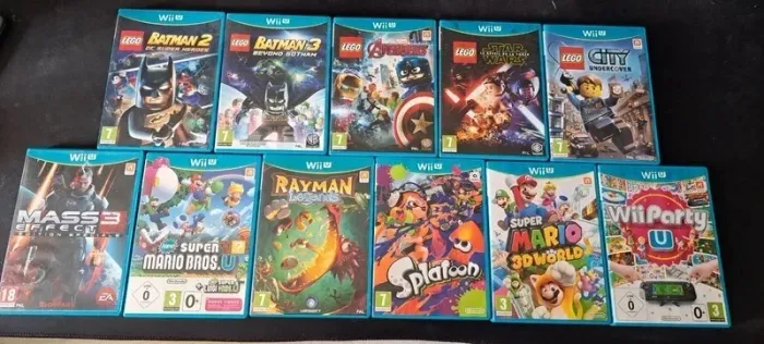 Lot de jeux Wii U