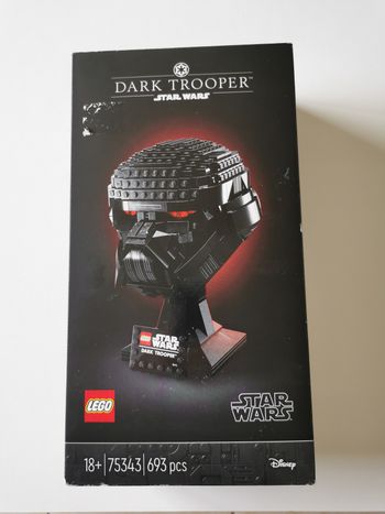 Lego Star Wars 75343 Le casque du Dark Trooper [NEUF]