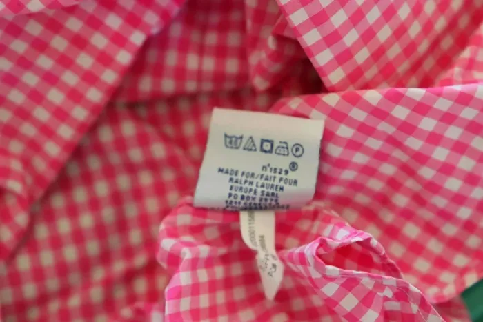 C38 Chemise à carreaux Rose Polo Ralph Lauren Taille M - photo numéro 5