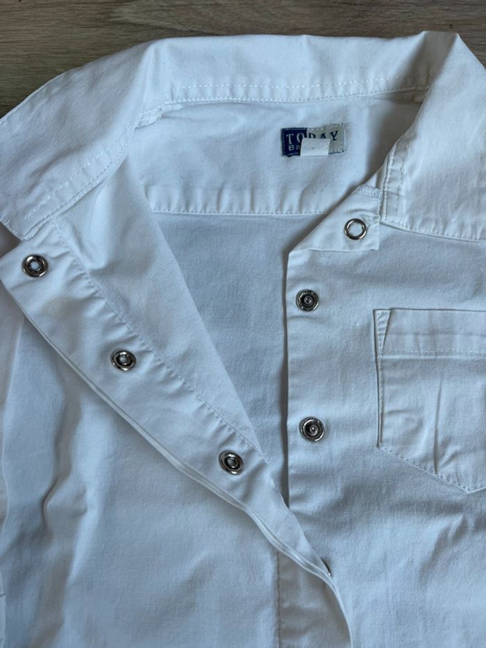 Chemise blanche Today 3 ans - photo numéro 3