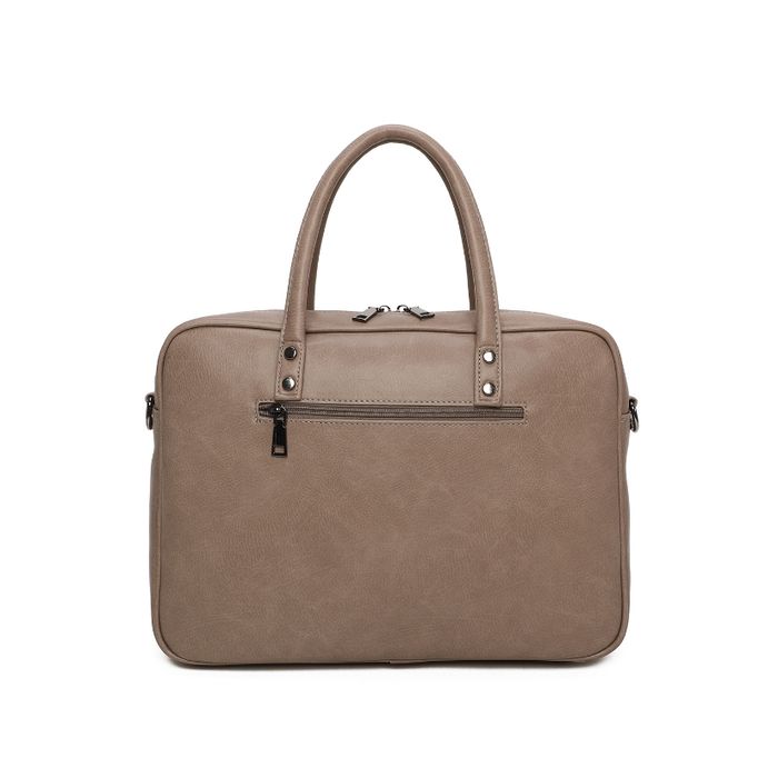 Sac business en pu taupe neuf jamais utilisé - photo numéro 4