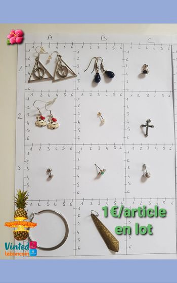 Boucles d'oreille au choix