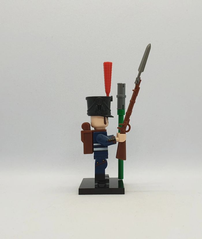 💂 Figurine Guerres Napoléoniennes - Artilleur Français - (Style Lego) - photo numéro 4