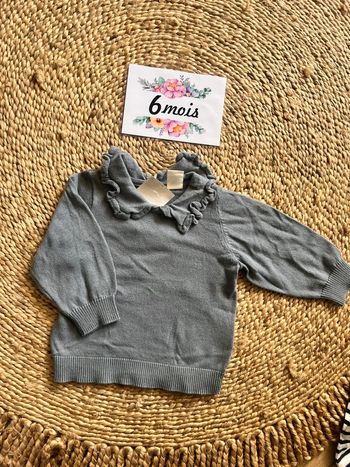 Pull mi saison avec col 6 mois