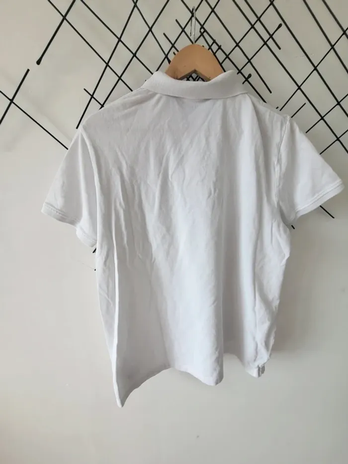 Polo XL manches courtes Gemo blanc - photo numéro 2