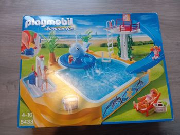 Playmobil Summer Fun 5433 famille avec piscine et plongeoir