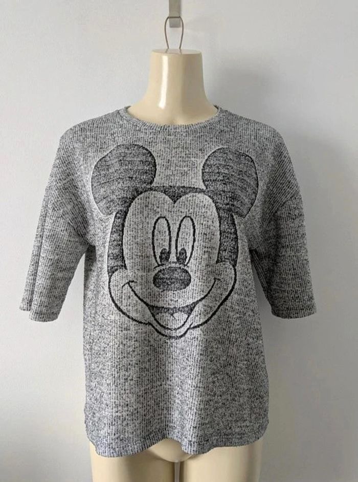 T-shirt gris manches 3/4- Zara Disney - taille M