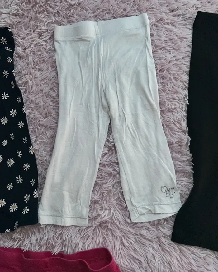 Lot de 4 legging fille taille 6 ans orchestra et kiabi - photo numéro 4