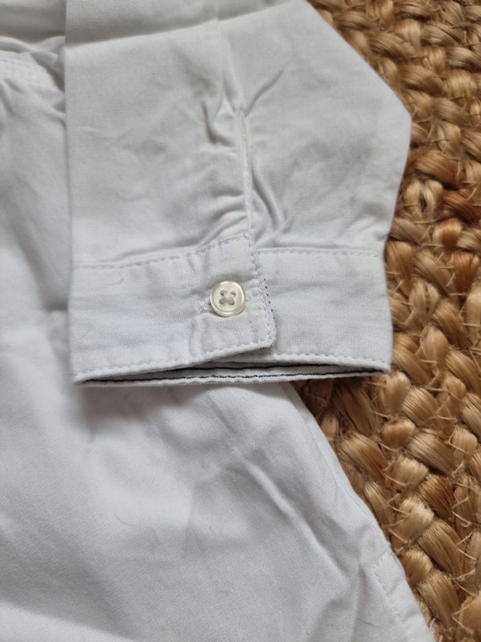 Chemise blanche grain de blé 12 mois - photo numéro 3