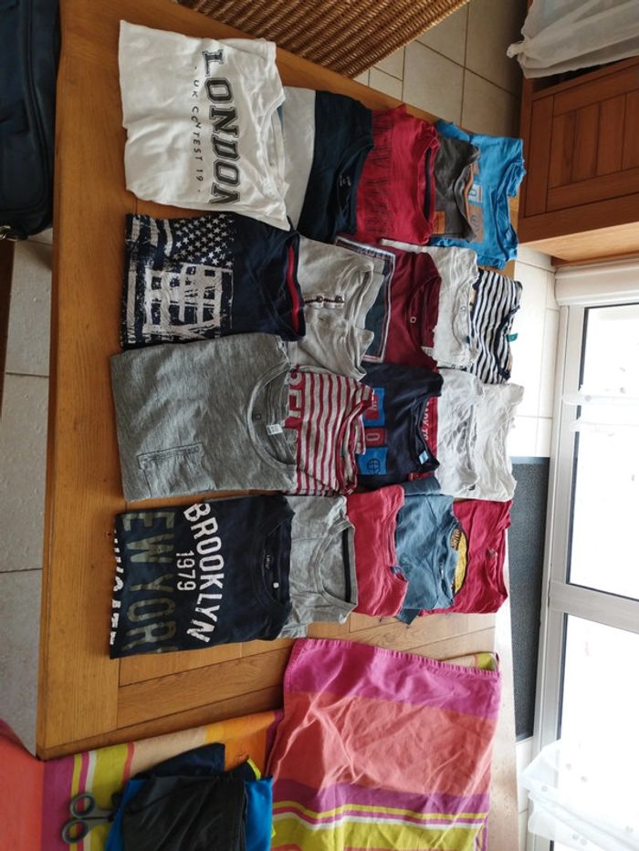 Lot de 20 t-shirts manches longues