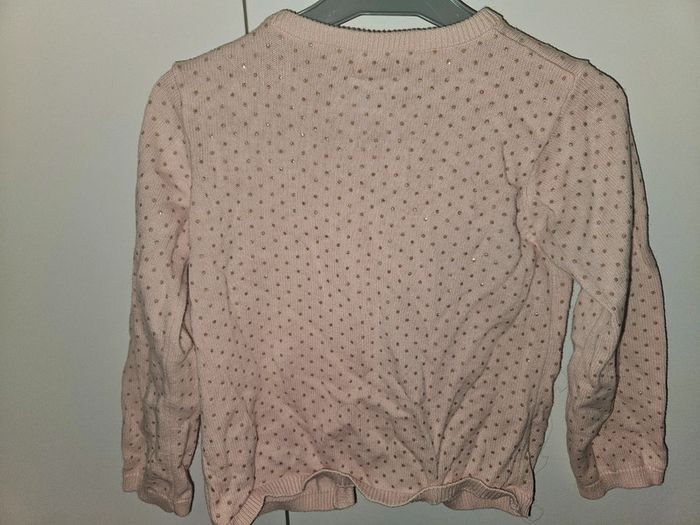 Gilet rose à points dorés - Pat et Ripaton - 24 mois 😊 - photo numéro 3