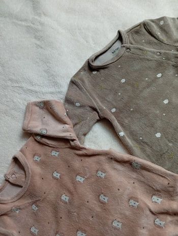 Lot de deux pyjamas 1 mois