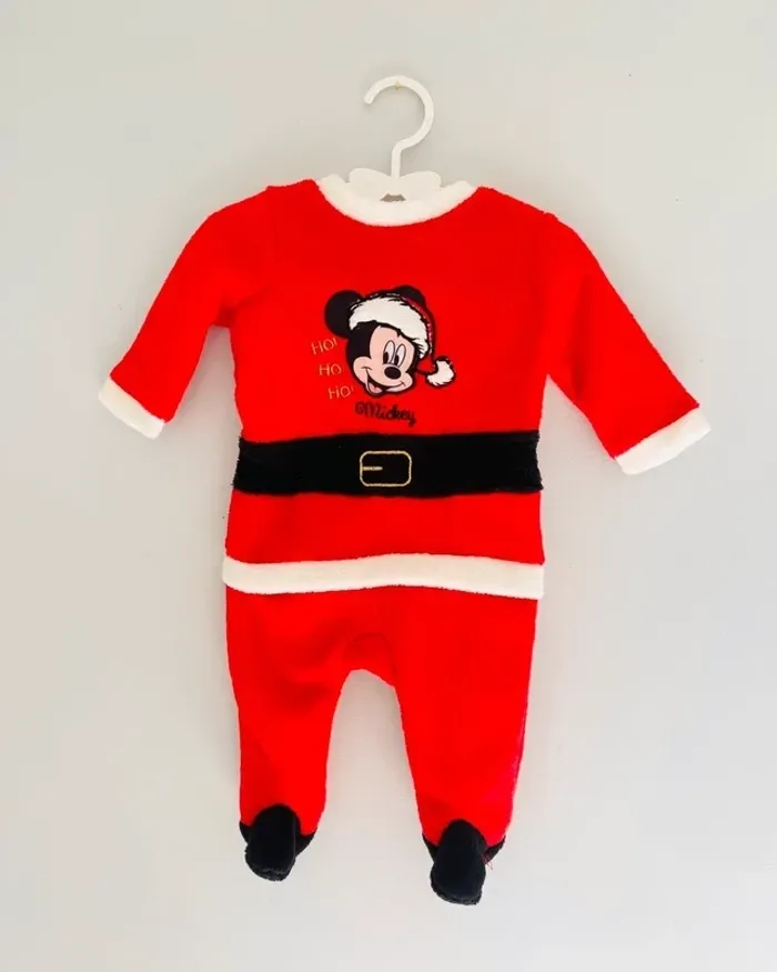 Pyjama de noël polaire Mickey mixte 3 mois - Disney