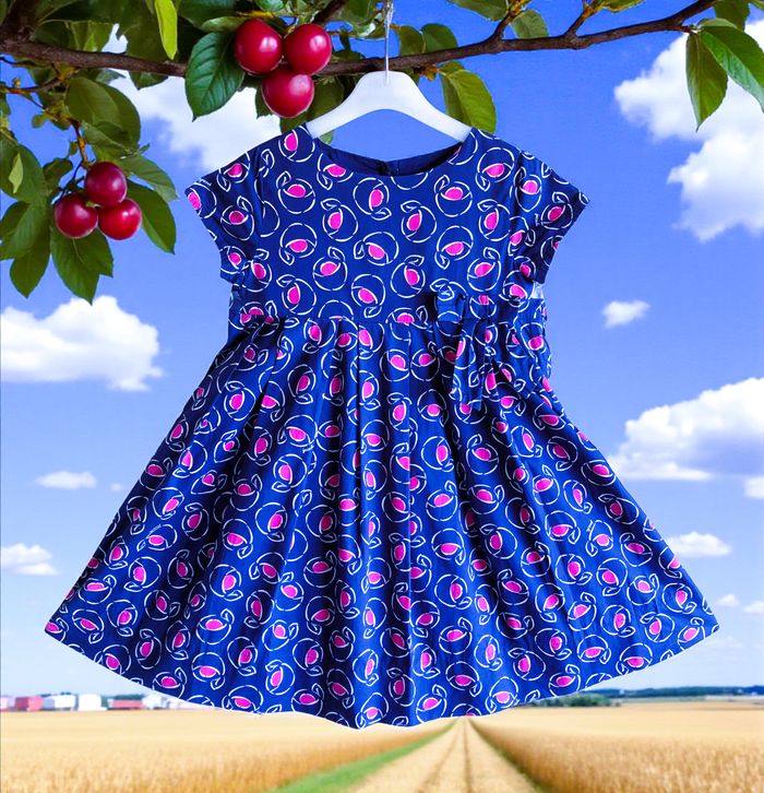 JACADI - ROBE PATINEUSE FILLE MOTIF FLEURS, DOUBLÉE & BAS ÉVASÉ AVEC PLIS 8A - photo numéro 3