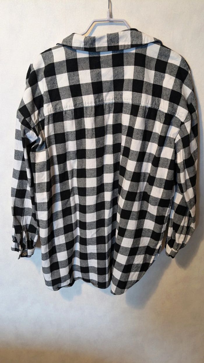 Chemise à carreaux chaude noire et blanche - photo numéro 6