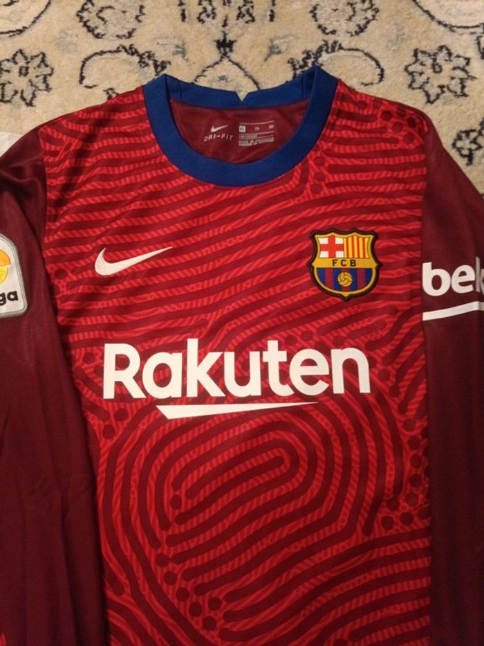 Maillot de foot Nike équipe FC Barcelone taille 13/15 authentique neuf - photo numéro 2