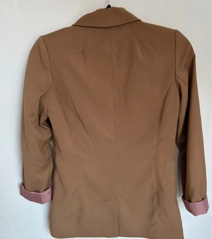 Blazer marron femme taille xs h&m - photo numéro 5