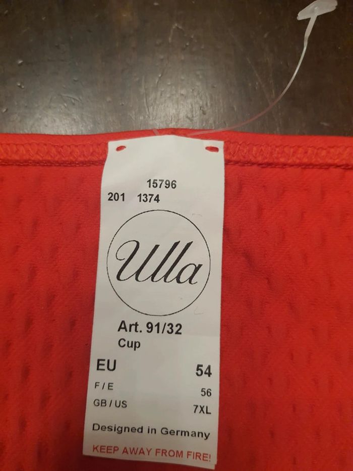 Bas de maillot rouge Ulla Popken fr 56 eu 54 - photo numéro 7