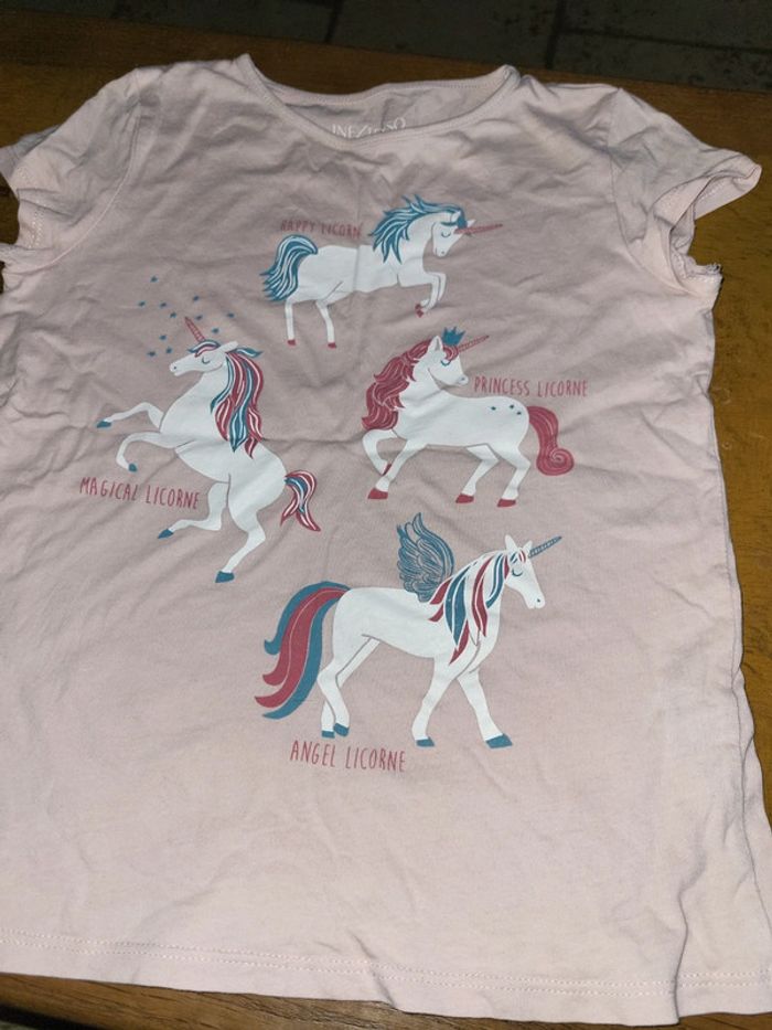 Tee-shirt manche courte licorne - photo numéro 2