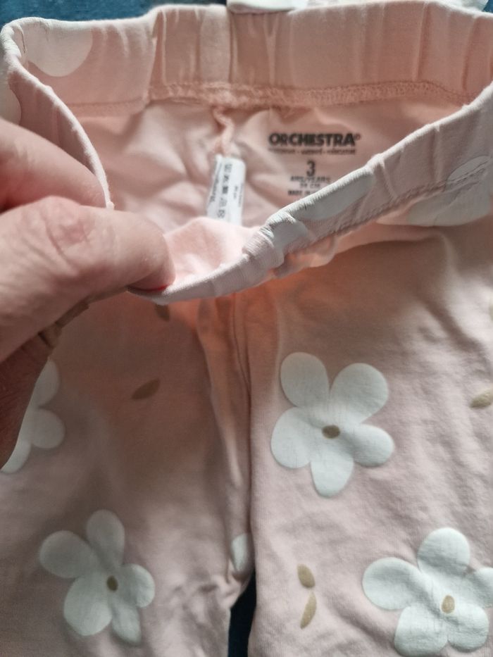 Lot leegings shorts 3ans - photo numéro 4