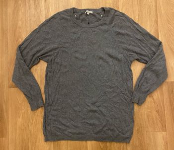 Pull gris femme T.2